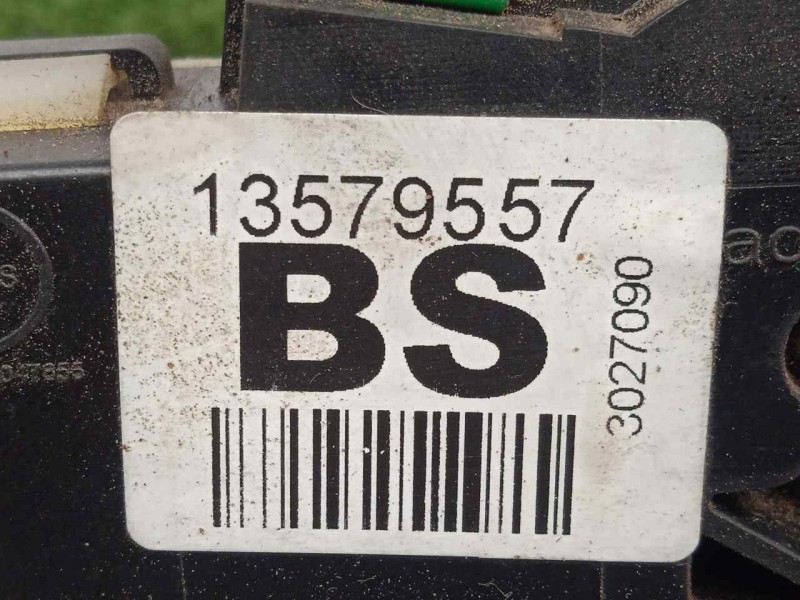 Recambio de cerradura puerta trasera izquierda para chevrolet cruze 1.6 cat referencia OEM IAM 13579557 4.PINES 