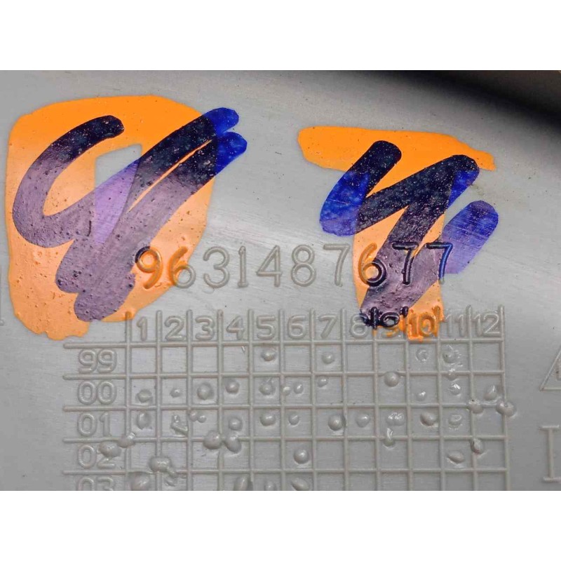 Recambio de maneta interior trasera derecha para citroën xsara picasso 2.0 hdi cat (rhy / dw10td) referencia OEM IAM 9631487677 