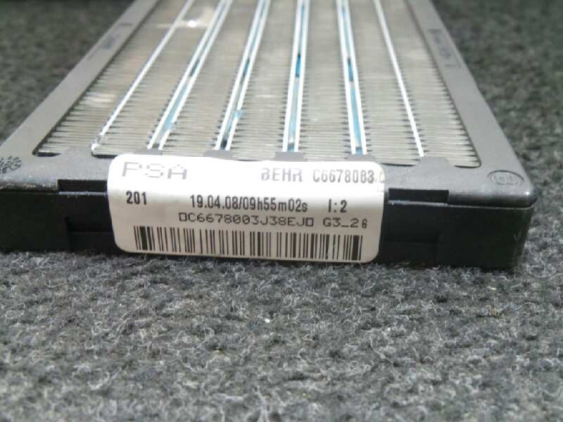 Recambio de resistencia calefaccion para citroën c4 berlina 1.6 16v hdi referencia OEM IAM C6678003 INTERCAMBIADOR DE CALOR BEHR