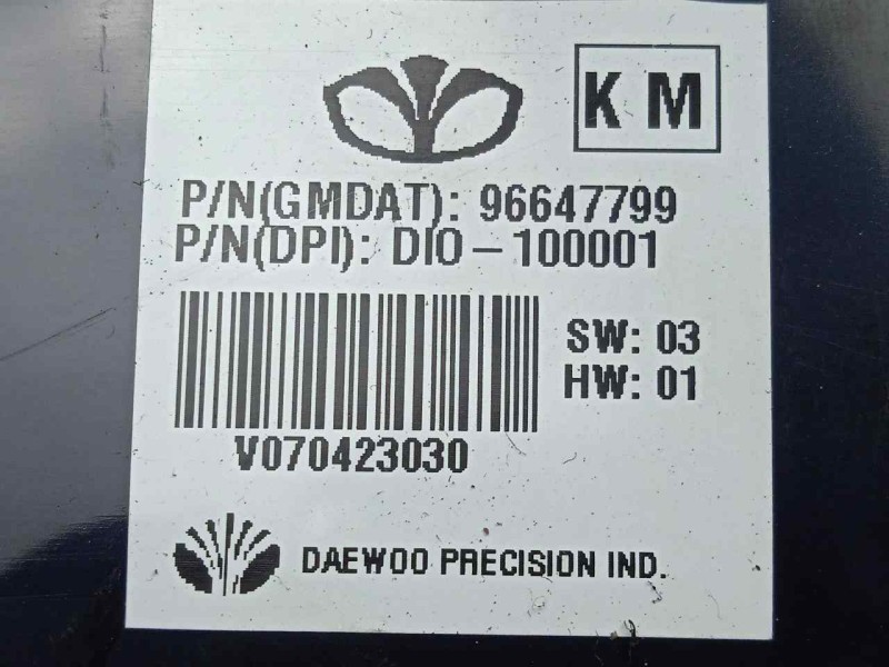 Recambio de pantalla multifuncion para chevrolet epica 2.0 diesel cat referencia OEM IAM 96647799  