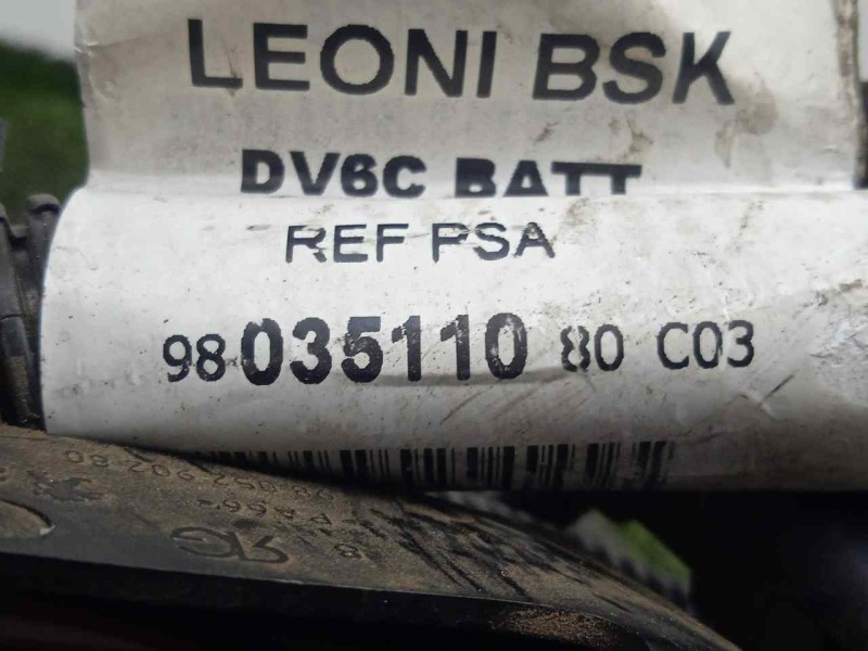 Recambio de instalacion electrica para peugeot partner kasten 1.6 blue-hdi fap referencia OEM IAM 9803511080  