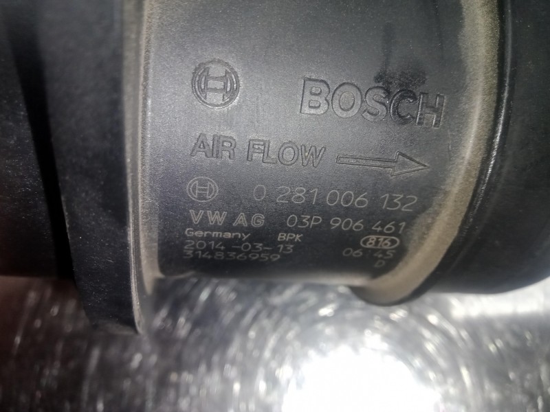 Recambio de caudalimetro para seat ibiza (6j5) 1.2 tdi referencia OEM IAM 03P906461-0281006132  