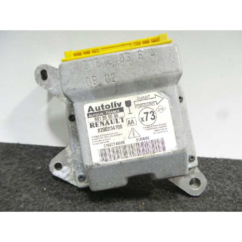 Recambio de centralita airbag para renault vel satis (bj0) 3.0 v6 dci turbodiesel cat referencia OEM IAM 601959600-8200234708  A