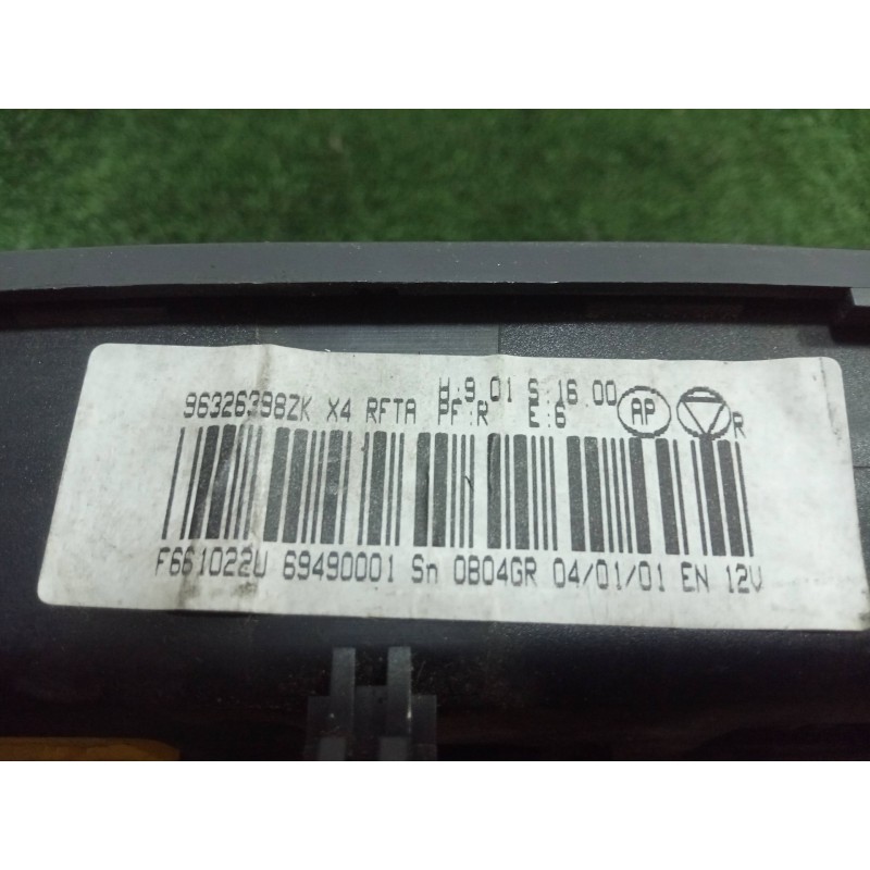 Recambio de mando climatizador para citroën c5 break 2.0 16v cat (rfn / ew10j4) referencia OEM IAM 96326388ZK-F661022U-69490001 
