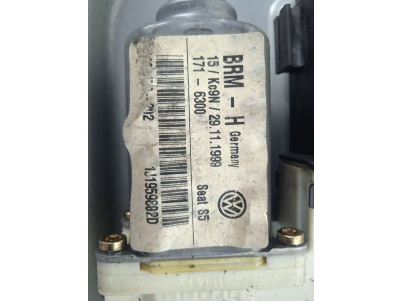 Recambio de elevalunas delantero derecho para seat toledo ii (1m2) 1.9 tdi referencia OEM IAM 1M0837756 - 113988  ELECTRICO - CO