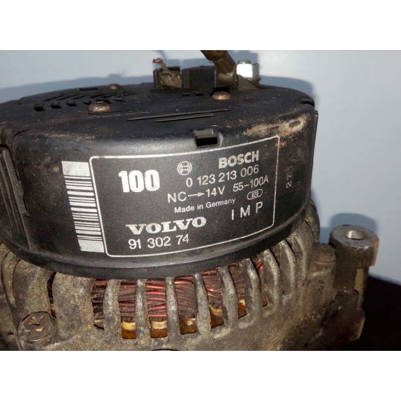 Recambio de alternador para volvo serie 850 2.5 20v cat referencia OEM IAM 0123213006-9130274 BOSCH 100 AH