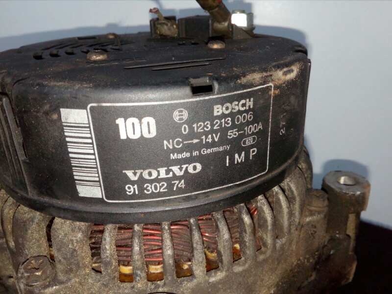 Recambio de alternador para volvo serie 850 2.5 20v cat referencia OEM IAM 0123213006-9130274 BOSCH 100 AH