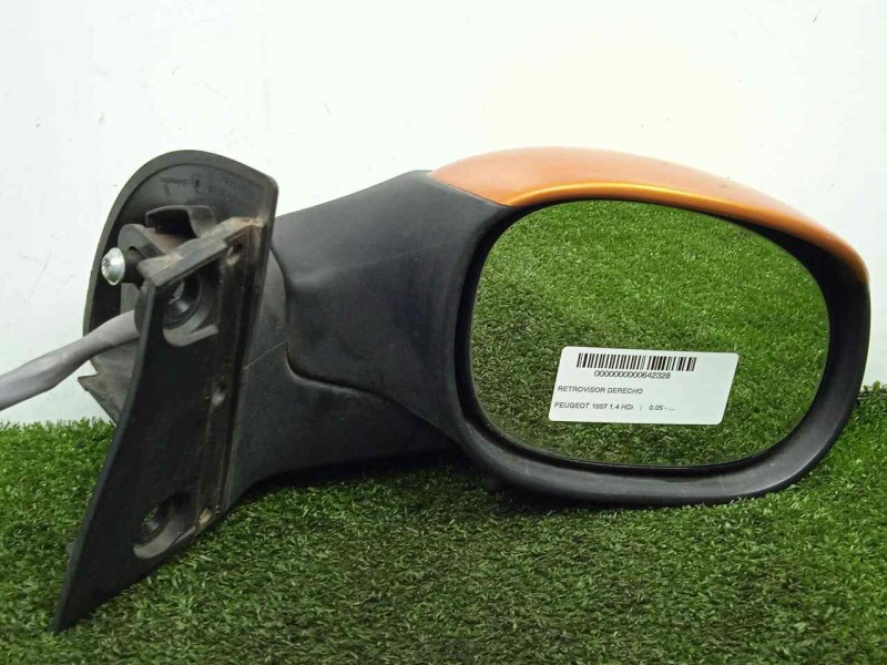 Recambio de retrovisor derecho para peugeot 1007 1.4 hdi referencia OEM IAM SIN REFERENCIA ELECTRICO - 5+2.CABLES NARANJA