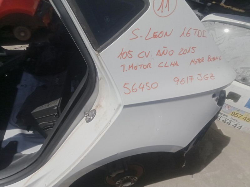 Recambio de aletin trasero izquierdo para seat leon (5f1) 1.6 tdi referencia OEM IAM   