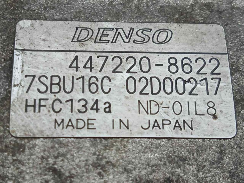 Recambio de compresor aire acondicionado para renault vel satis (bj0) 3.0 v6 dci turbodiesel cat referencia OEM IAM 4472208622 D