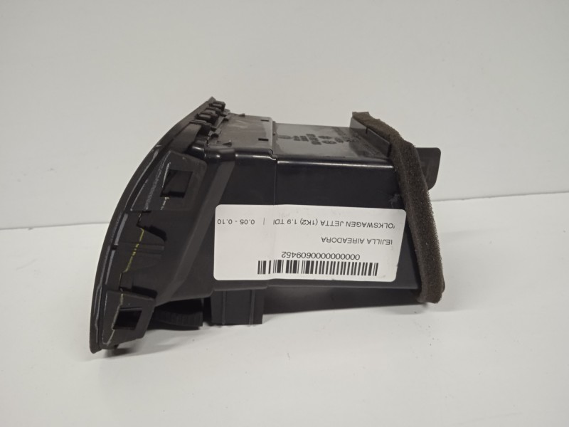 Recambio de rejilla aireadora para volkswagen jetta (1k2) 1.9 tdi referencia OEM IAM 1K0819709 - 1K0819703  