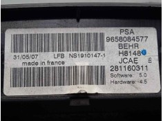 Recambio de mando climatizador para citroën c4 berlina 1.6 16v hdi referencia OEM IAM 9658084577 04-11  2