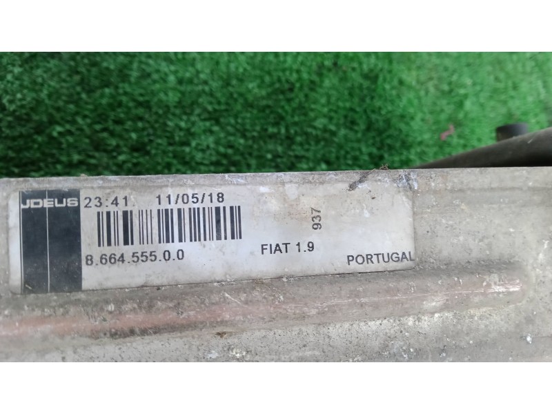 Recambio de intercooler para fiat doblo cargo (263_) 1.3 d multijet (263wxu1a) referencia OEM IAM 866455500 JDEUS 570X130X52MM