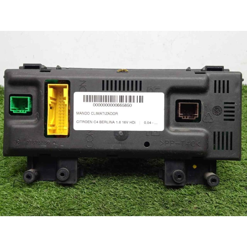Recambio de mando climatizador para citroën c4 berlina 1.6 16v hdi referencia OEM IAM 9658084577 04-11 