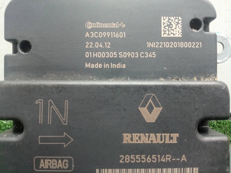 Recambio de centralita airbag para dacia spring ev (b6m1) referencia OEM IAM A3C09911601 - 285556514R  CONTINENTAL