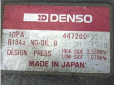 Recambio de compresor aire acondicionado para bmw serie 5 berlina (e34) 2.5 turbodiesel cat referencia OEM IAM 4472003211 DENSO  2