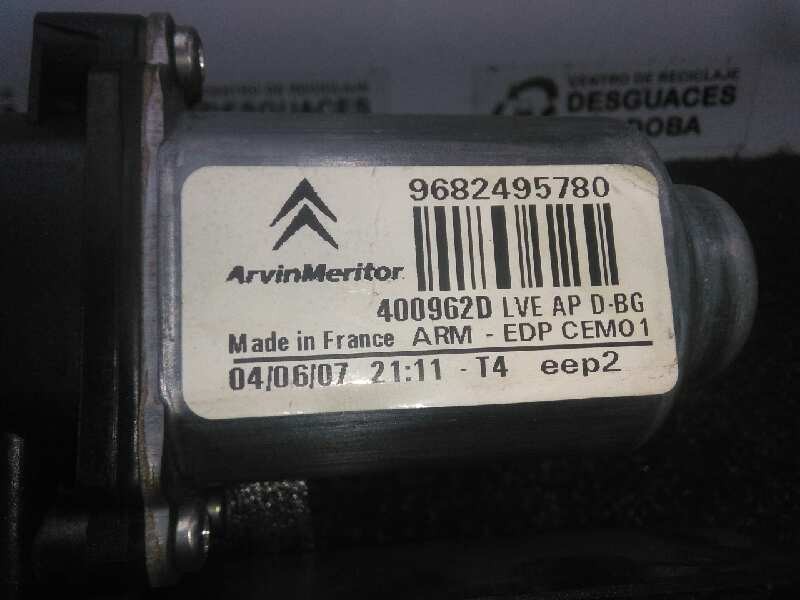 Recambio de motor elevalunas delantero derecho para citroën c4 picasso 2.0 hdi fap cat (rhr / dw10bted4) referencia OEM IAM 9682
