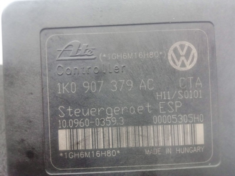 Recambio de abs para volkswagen golf v (1k1) 1.9 tdi referencia OEM IAM 1K0907379AC - 1K0614517AE  ATE