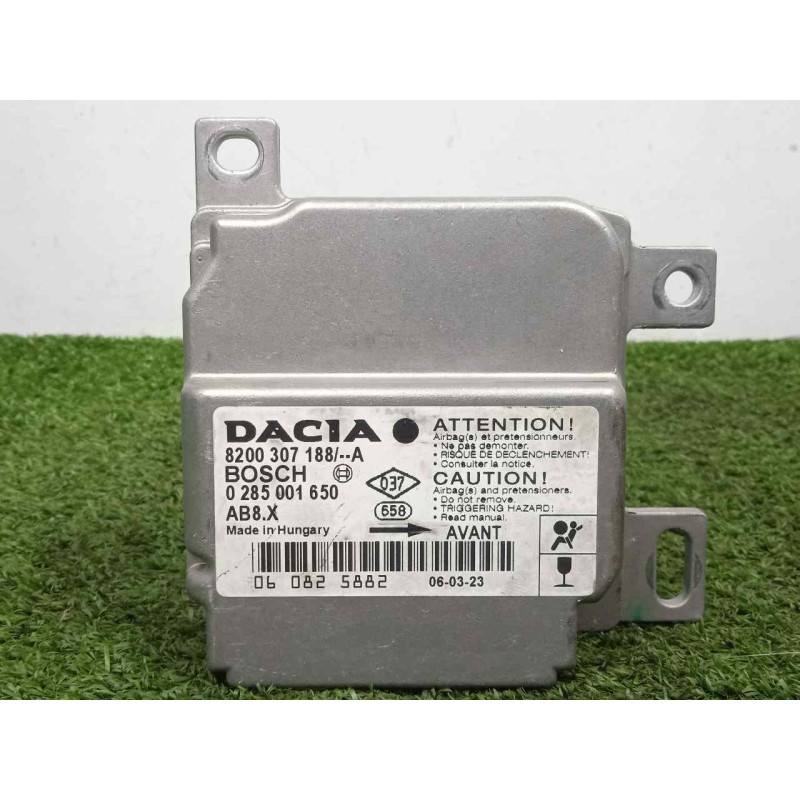 Recambio de centralita airbag para dacia logan 1.4 cat referencia OEM IAM 0285001650-8200307188A  BOSCH