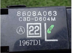 Recambio de mando elevalunas trasero izquierdo para mitsubishi outlander (cw0) 2.0 di-d cat referencia OEM IAM 8608A063-C8DD604M 2