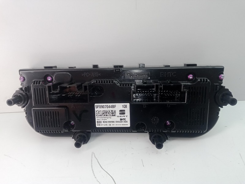 Recambio de mando climatizador para seat leon (5f1) 2.0 16v tsi referencia OEM IAM 5F0907044BF-5HB011215 3.ENCHUFES 