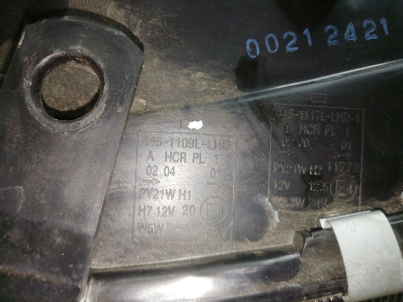 Recambio de faro izquierdo para seat toledo ii (1m2) 1.9 tdi referencia OEM IAM 00212421  H7 + H1