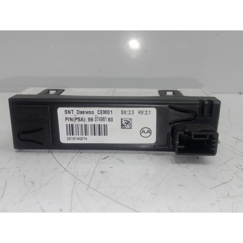 Recambio de mando multifuncion para peugeot 308 1.6 16v e-hdi fap referencia OEM IAM 9807496180  