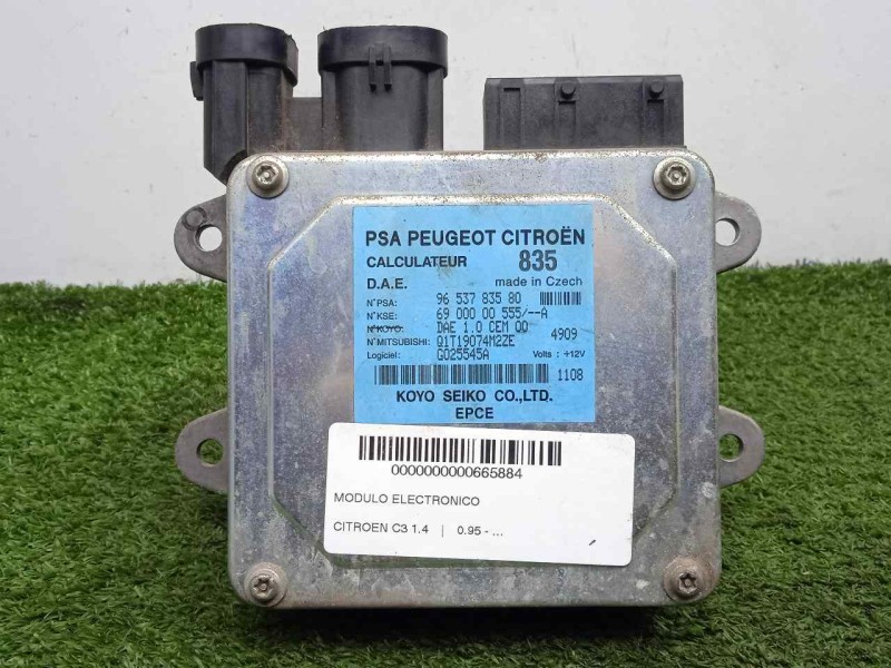 Recambio de modulo electronico para citroën c3 1.4 referencia OEM IAM 9653783580-Q1T19074M2ZE  