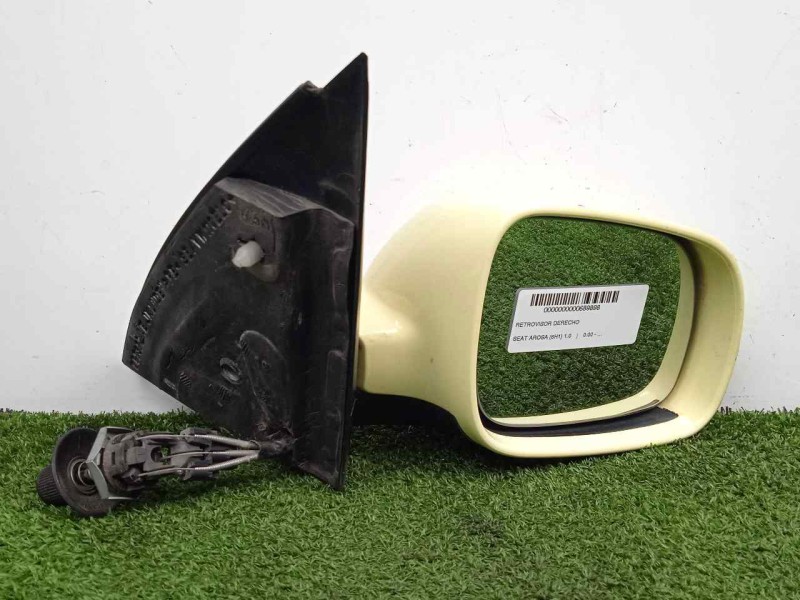 Recambio de retrovisor derecho para seat arosa (6h1) 1.0 referencia OEM IAM SIN REFERENCIA MANUAL AMARILLO