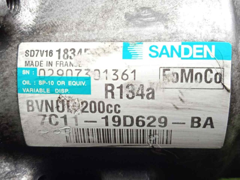 Recambio de compresor aire acondicionado para ford transit caja cerrada ´06 2.2 tdci cat referencia OEM IAM SD7V161834 - 7C1119D