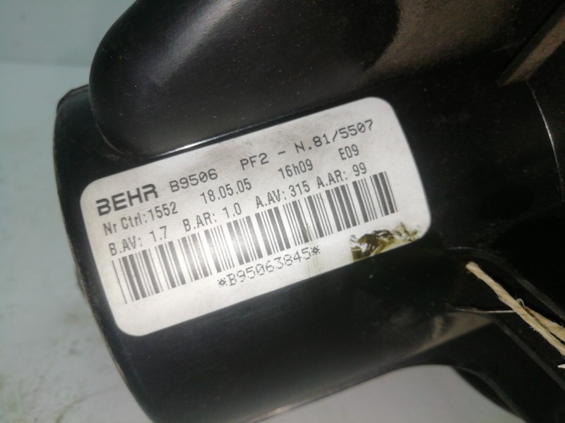 Recambio de motor calefaccion para peugeot 307 (3a/c) 1.6 hdi referencia OEM IAM  120 MM BEHR