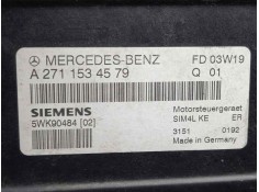 Recambio de centralita motor uce para mercedes-benz clase c (w203) sportcoupe 1.8 cat referencia OEM IAM 5WK90484-A2711534579 SI 2
