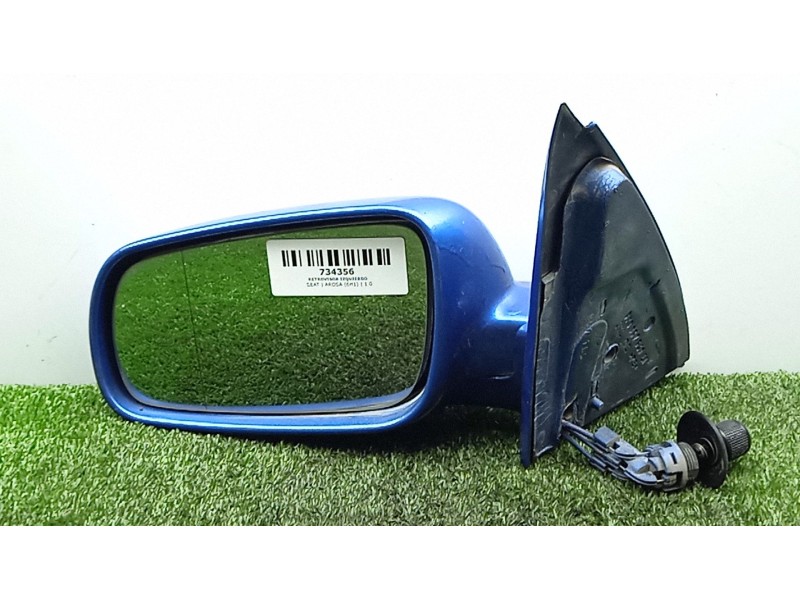 Recambio de retrovisor izquierdo para seat arosa (6h1) 1.0 referencia OEM IAM 6X0057543 AZUL MANUAL