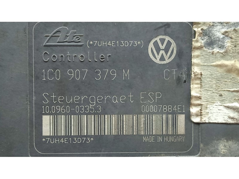 Recambio de abs para seat toledo ii (1m2) 1.9 tdi referencia OEM IAM 1C0907379M - 10096003353 - 1J0614517J ATE 