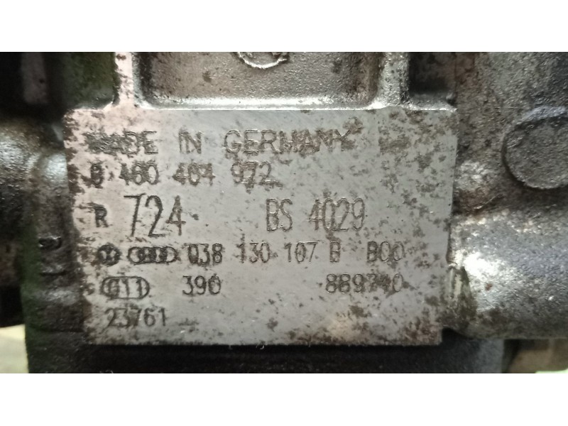 Recambio de bomba inyeccion para seat ibiza (6l1) 1.9 sdi referencia OEM IAM 038130107B - 0460401972 BOSCH 