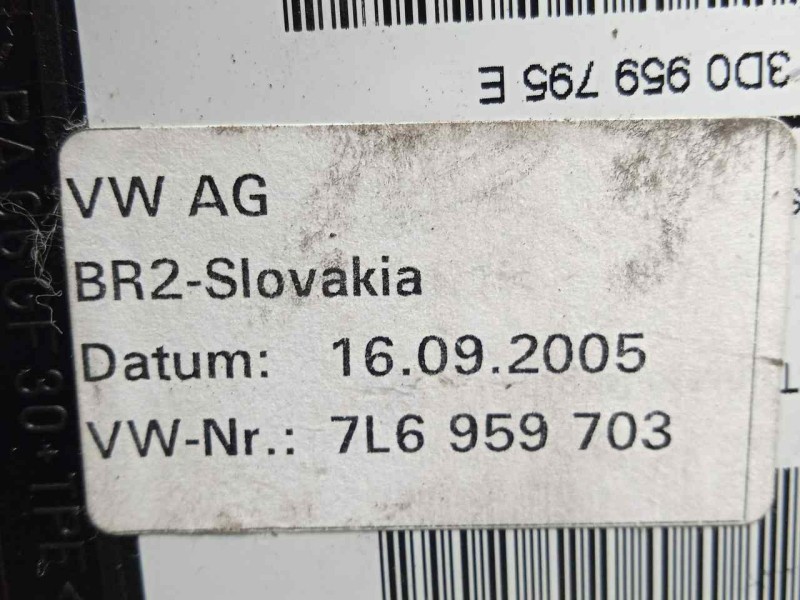 Recambio de motor elevalunas trasero izquierdo para volkswagen touareg (7la) 2.5 tdi referencia OEM IAM 7L6959703 - 3D0959795E  