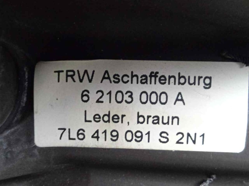 Recambio de volante para volkswagen touareg (7la) 2.5 tdi referencia OEM IAM 62103000A - 7L6419091S2N1 CUERO 