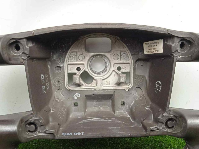 Recambio de volante para volkswagen touareg (7la) 2.5 tdi referencia OEM IAM 62103000A - 7L6419091S2N1 CUERO 
