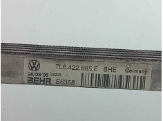 Recambio de radiador aceite para volkswagen touareg (7la) 2.5 tdi referencia OEM IAM 7L6422885E ALUMINIO 560X75X16 2