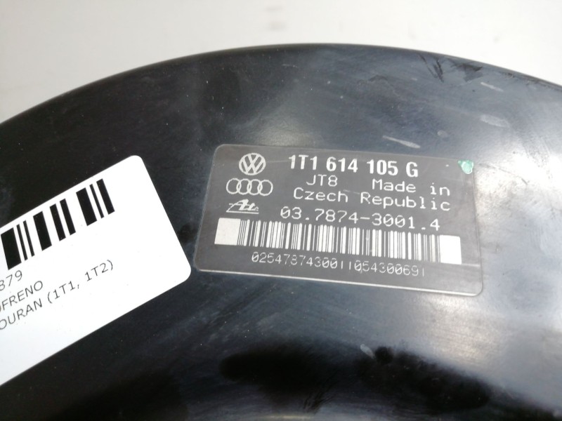 Recambio de servofreno para volkswagen touran (1t1, 1t2) 1.9 tdi referencia OEM IAM 1J1614105G - 03787430014  