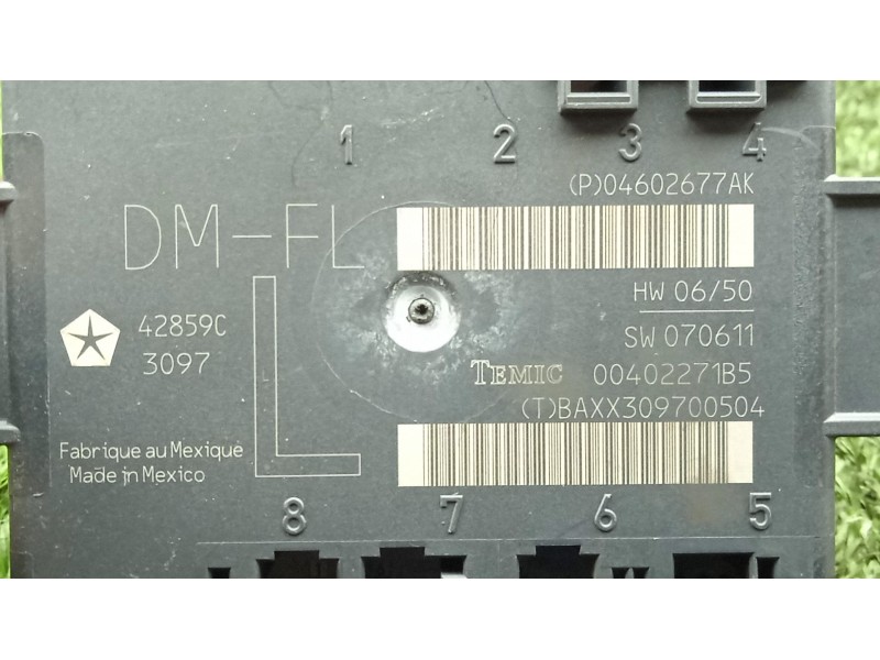 Recambio de modulo electronico para jeep cherokee (kk) 2.8 crd 4x4 referencia OEM IAM 00402271B5 - SW070611 TEMIC 