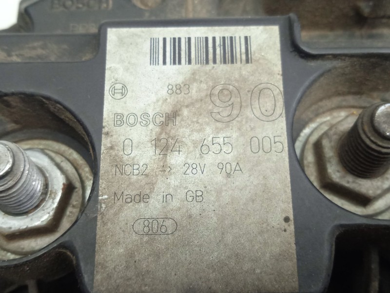 Recambio de alternador para nissan atleon tk3.95 (80.19) referencia OEM IAM 0124655005 90AH BOSCH