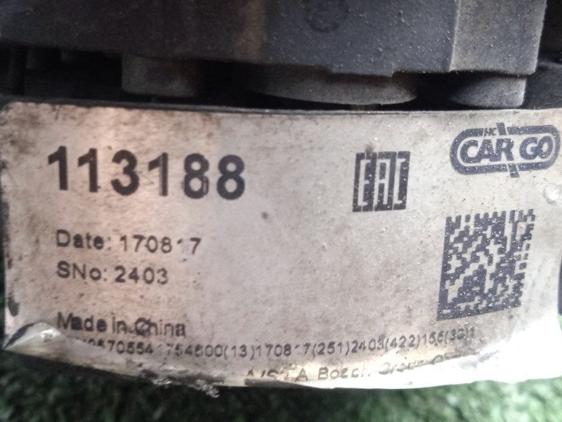 Recambio de alternador para iveco eurocargo 100e18 e5 referencia OEM IAM 113188 POLEA FIJA 70AH - 24V