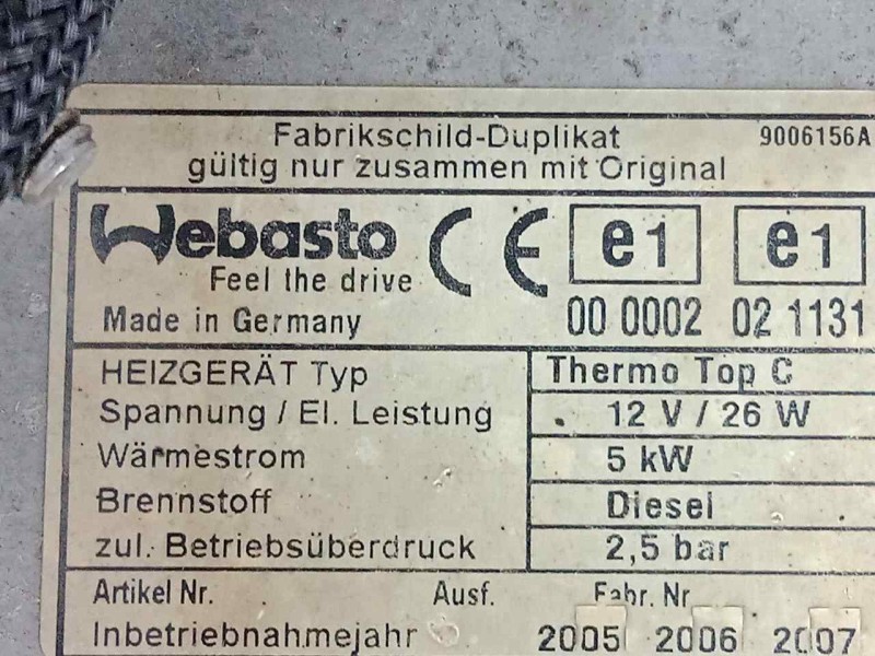 Recambio de calentador calefaccion para chrysler voyager (rg) 2.8 crd cat referencia OEM IAM 000002021131 - 9006156A  