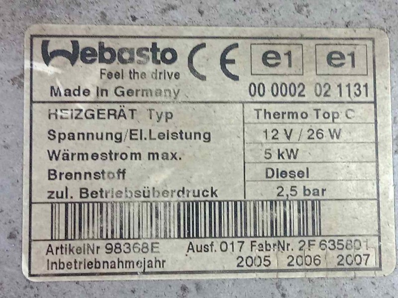Recambio de calentador calefaccion para chrysler voyager (rg) 2.8 crd cat referencia OEM IAM 000002021131 - 9006156A  