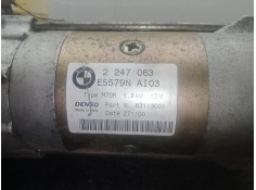 Recambio de motor arranque para bmw serie 3 berlina (e46) 320d referencia OEM IAM E5579N - 63113001 DENSO 1.8KW - 11.DIENTES - 1 2