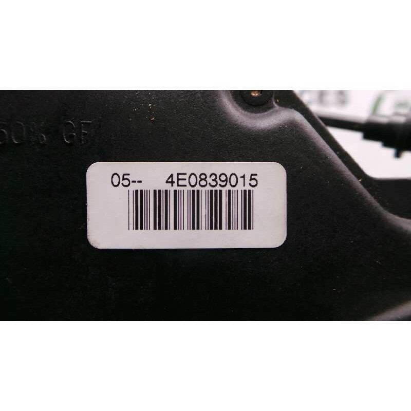 Recambio de cerradura puerta trasera izquierda para audi a8 (4e2) 4.2 quattro referencia OEM IAM 4E0839015 7.PINES CONECTOR.AZUL