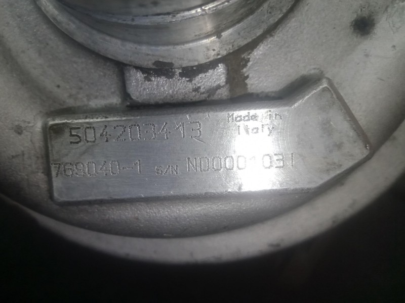 Recambio de turbocompresor para iveco daily caja cerrada (2006 =>) 2.3 diesel referencia OEM IAM 504203413 - 7690401  GARRETT
