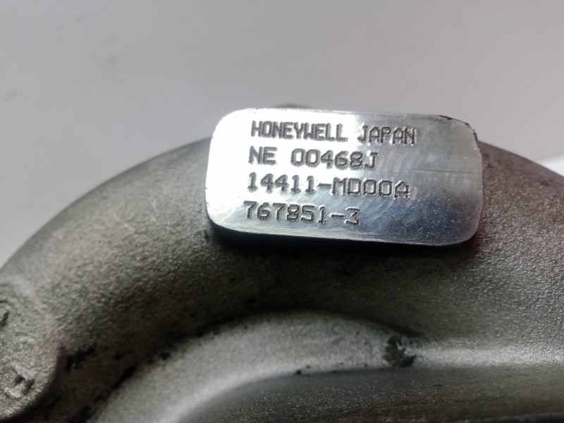Recambio de turbocompresor para nissan cabstar 09.06 3.0 diesel referencia OEM IAM 00468J - 14411M00A - 7678513  