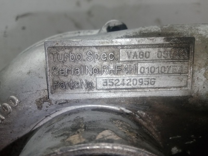 Recambio de turbocompresor para chrysler voyager iv (rg, rs) 2.5 crd referencia OEM IAM 352420956 - 010107E4  IHI